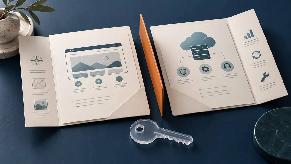 Ilustración de propuestas y responsabilidades de un proyecto web.